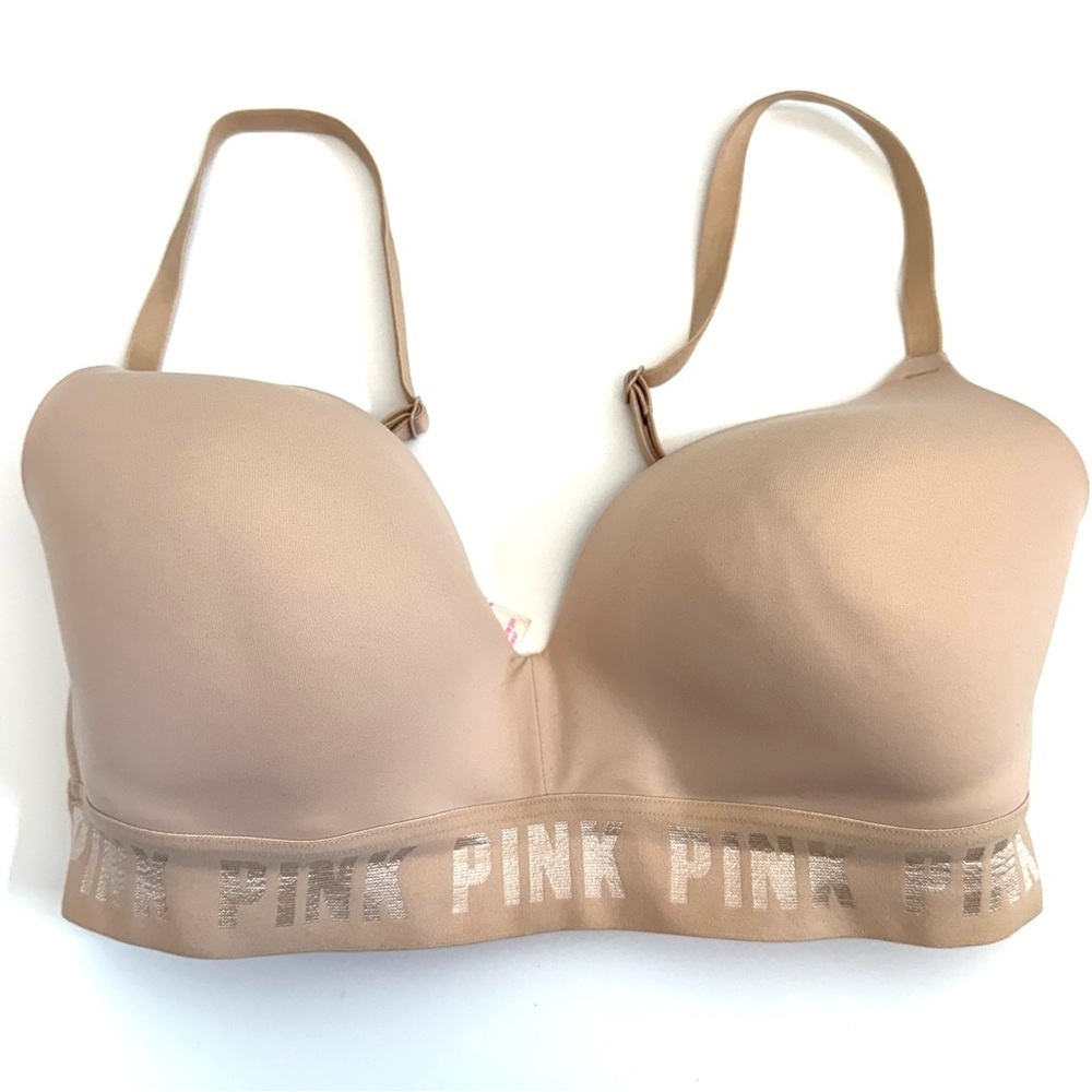 PINK Victorias Secret Nude Lightly Lined Bra Size 34D